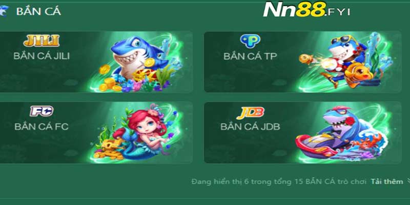 Sảnh game bắn cá hấp dẫn